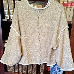 Pol Beige Crew Neck Sweater